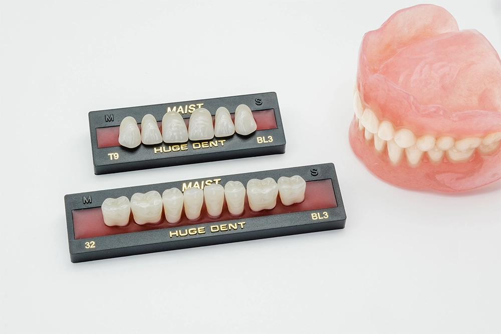 Solution traditionnelle de plein dentier