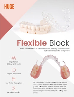 Brochure de bloc flexible dentaire ÉNORME