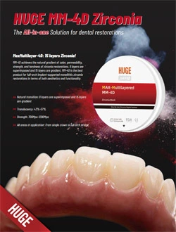 ÉNORME Flyer de bloc de zircone MM-4D