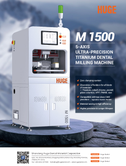 M 1500 5-AXIS ULTRA-PRÉCISION DE TITANE MACHINE DE FRACTION DENTAIRE