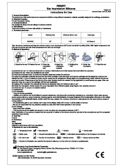 Impression d'oreille ÉNORME Silicone Introduction à utiliser